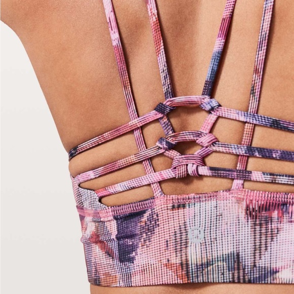 Lululemon Multi Pink Uncaged Bra - Picture 4 of 10